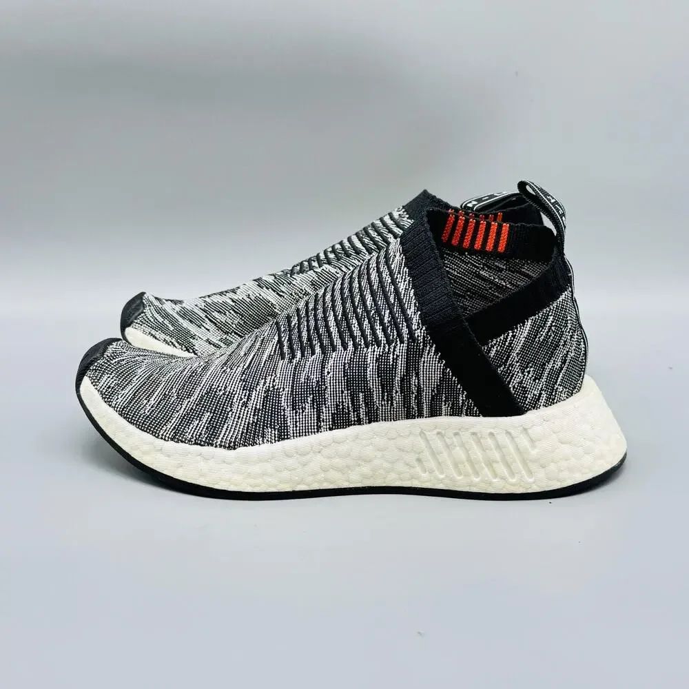 Adidas Shoes Mens 5 Black White NMD CS2 Camo Glitch Running Athletic Sneakers